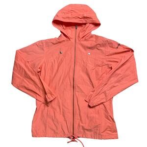 COLUMBIA SPORTSWEAR SALMON PINK L LARGE HOODIE JACKET HIKING OUTDOOR WOMEN
